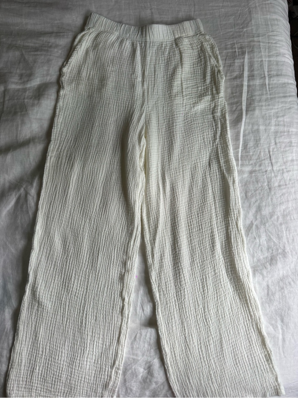 White Linen Pants